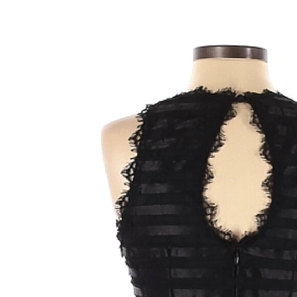 Nanette Lepore black eyelash burnout Dress - Picture 7 of 8